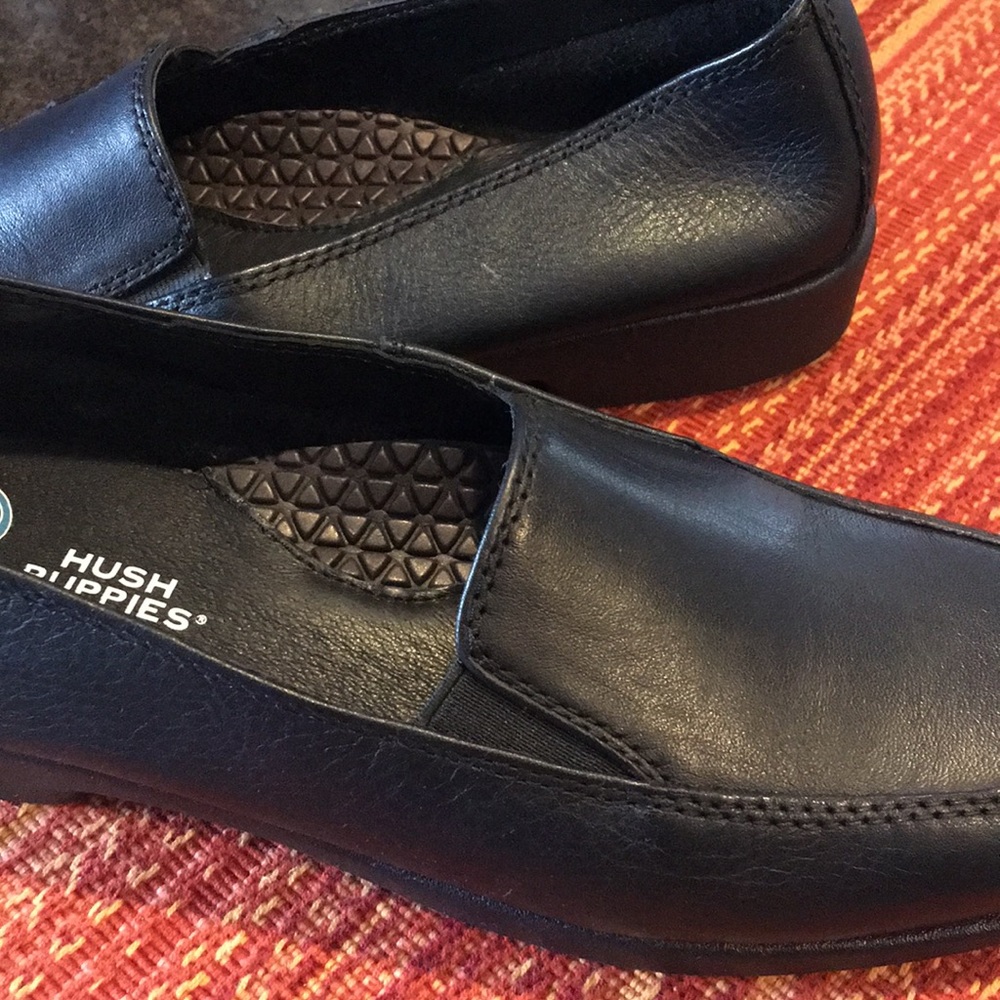 Black Hush Puppies